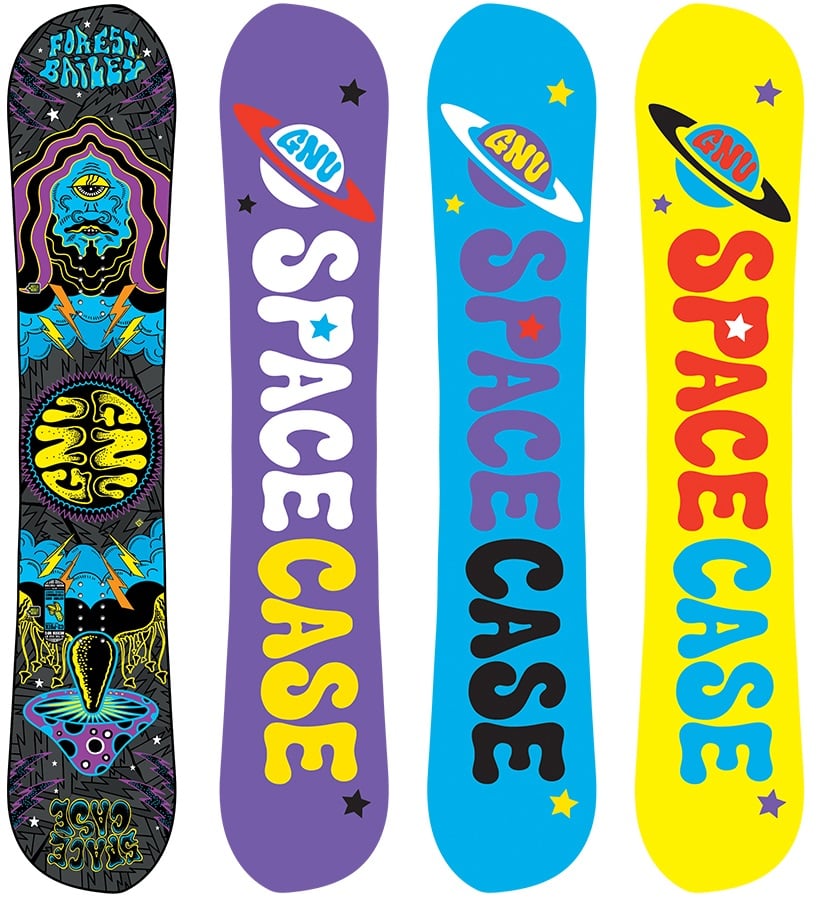 GNU Forest Bailey Space Case Hybrid Camber Snowboard 159cm 2014